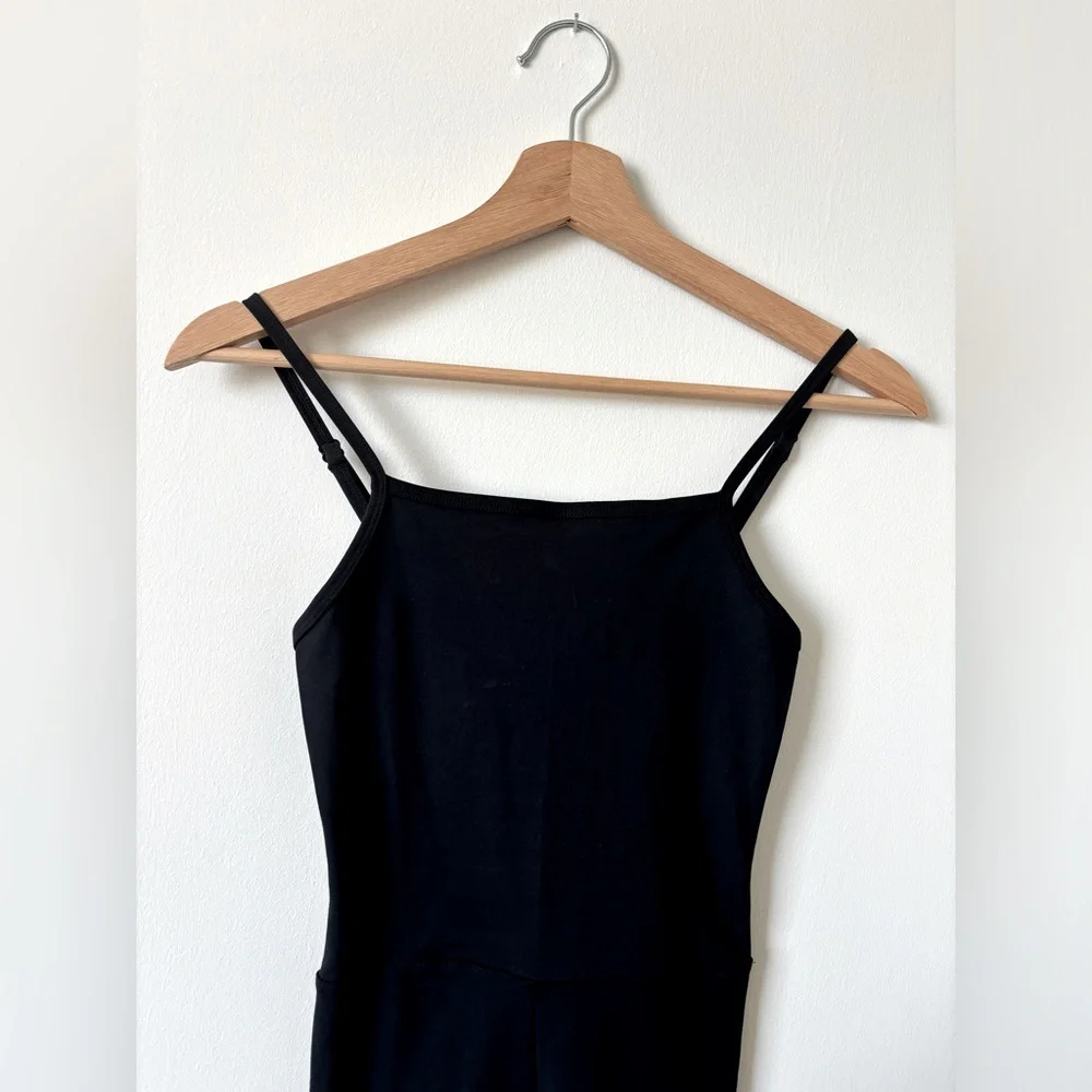 Girlfriend Collective Black Cami Unitard - Picture 3 of 4